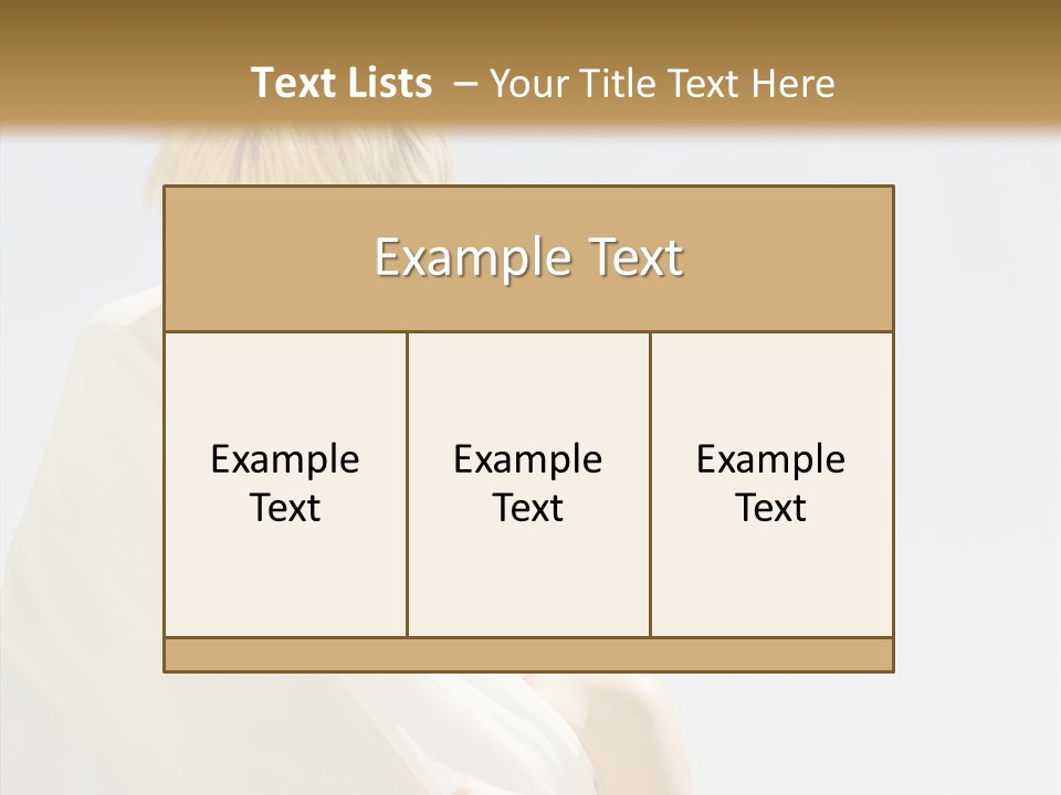 Lifestyles Woman Free PowerPoint Template