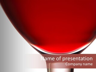 Toast Restaurant Merlot PowerPoint Template