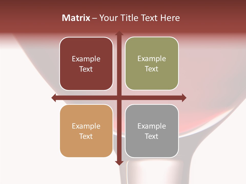 Toast Restaurant Merlot PowerPoint Template