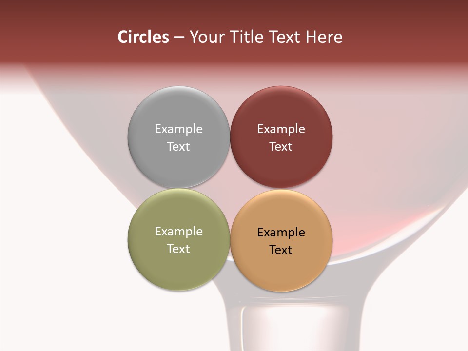 Toast Restaurant Merlot PowerPoint Template