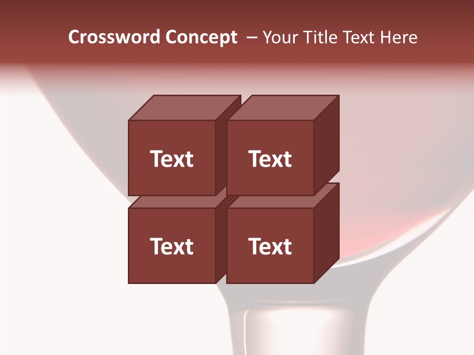 Toast Restaurant Merlot PowerPoint Template