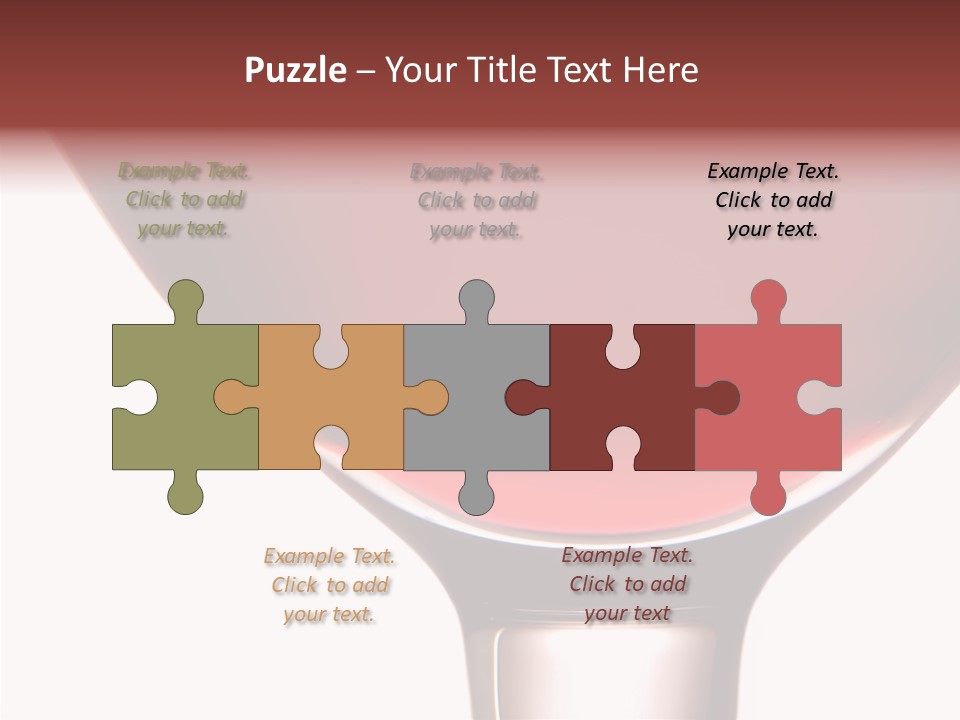 Toast Restaurant Merlot PowerPoint Template