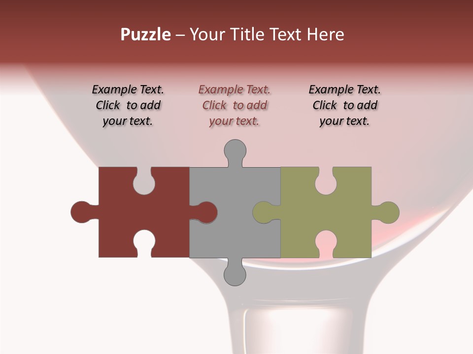 Toast Restaurant Merlot PowerPoint Template