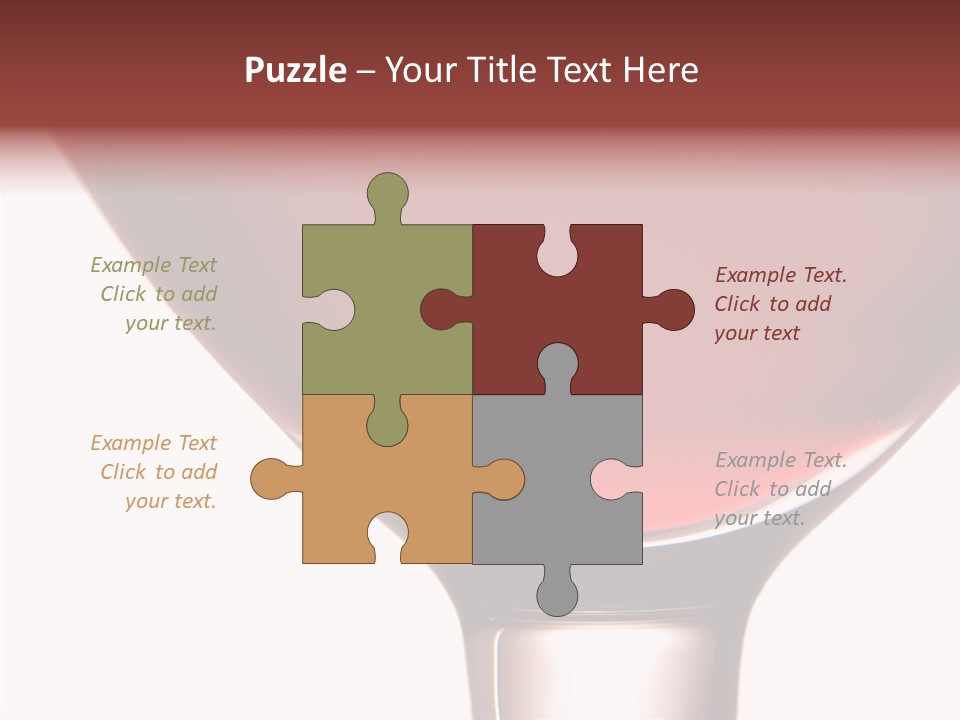 Toast Restaurant Merlot PowerPoint Template