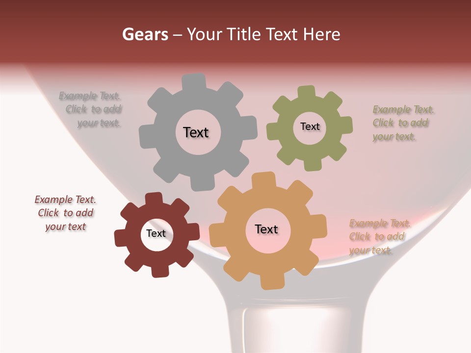 Toast Restaurant Merlot PowerPoint Template