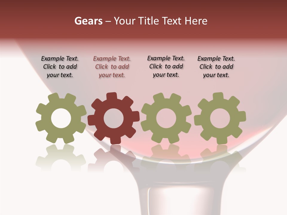 Toast Restaurant Merlot PowerPoint Template