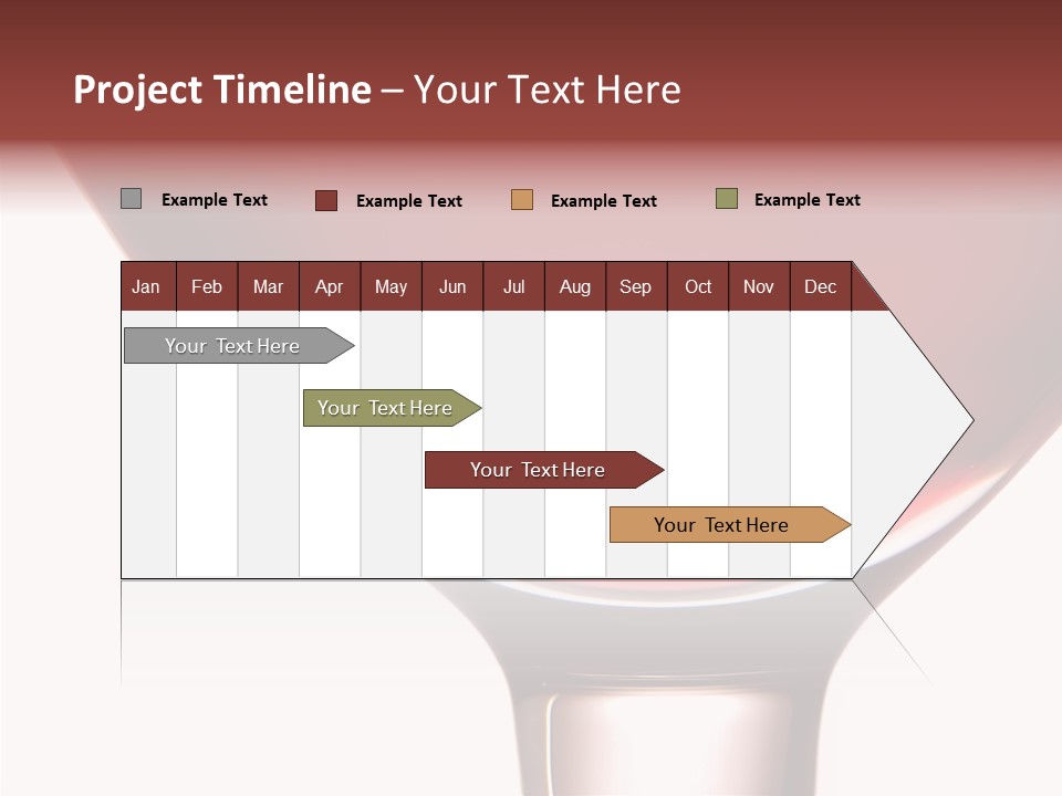Toast Restaurant Merlot PowerPoint Template