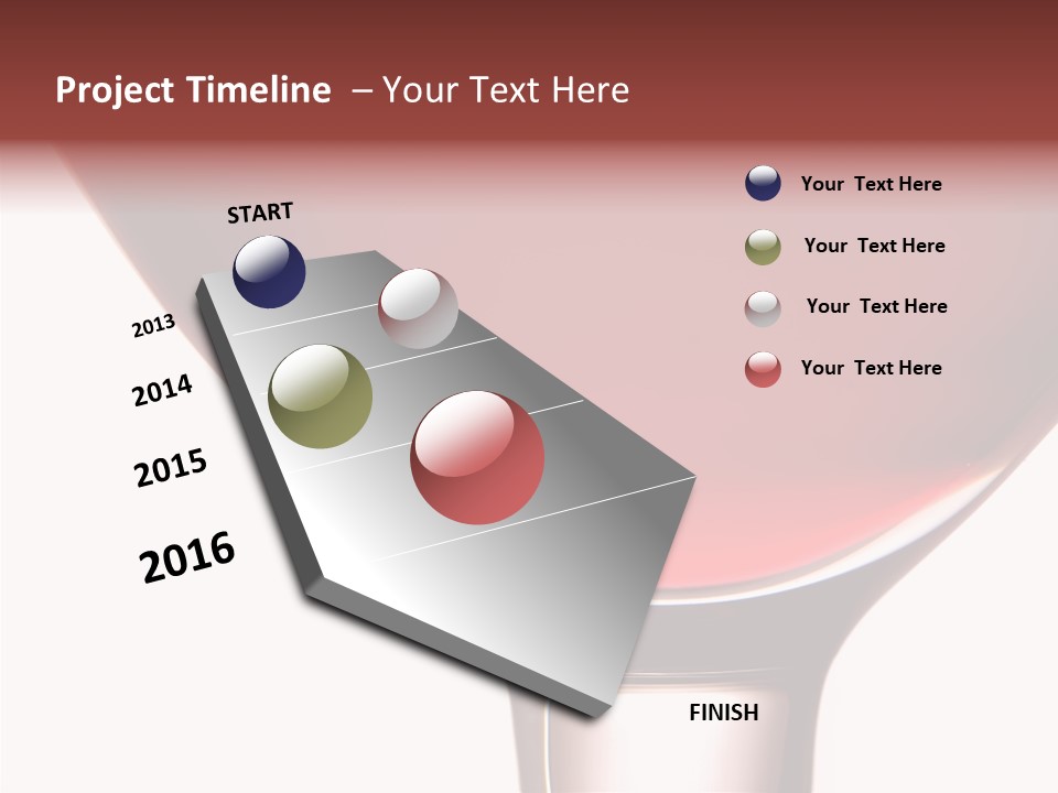 Toast Restaurant Merlot PowerPoint Template