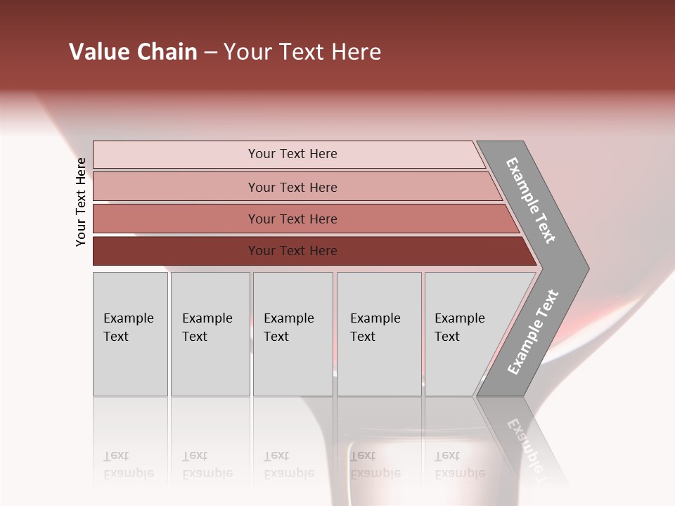 Toast Restaurant Merlot PowerPoint Template