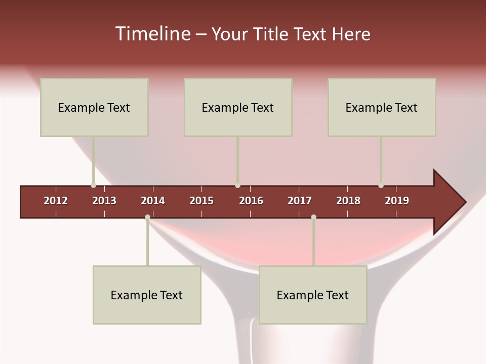 Toast Restaurant Merlot PowerPoint Template