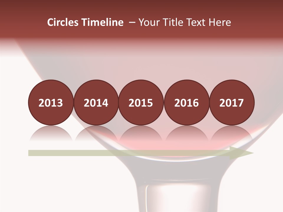 Toast Restaurant Merlot PowerPoint Template