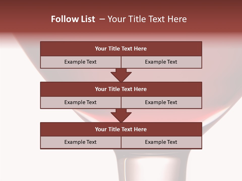 Toast Restaurant Merlot PowerPoint Template