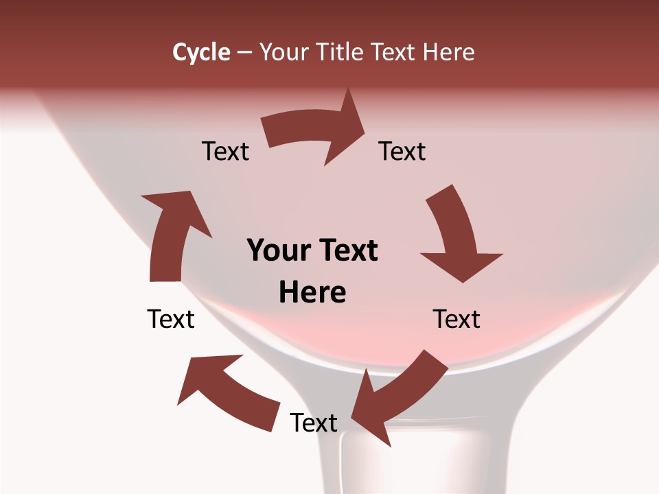 Toast Restaurant Merlot PowerPoint Template