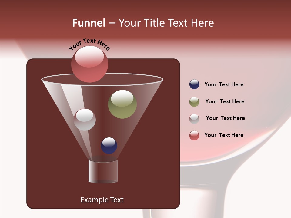 Toast Restaurant Merlot PowerPoint Template