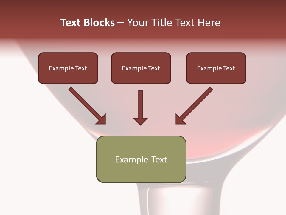 Toast Restaurant Merlot PowerPoint Template
