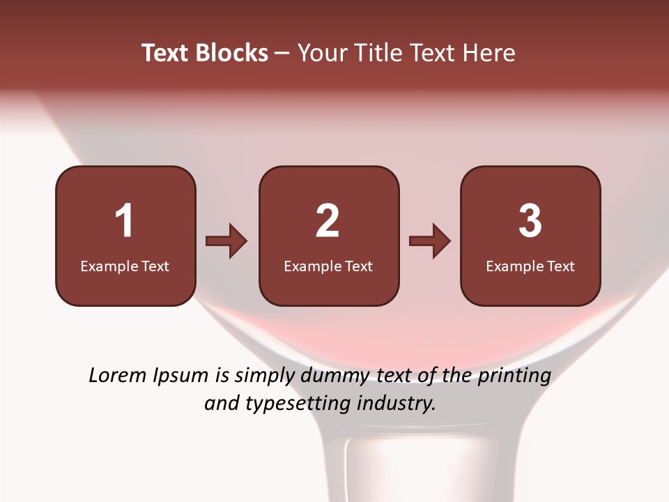 Toast Restaurant Merlot PowerPoint Template