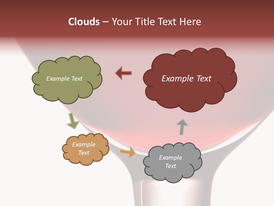 Toast Restaurant Merlot PowerPoint Template