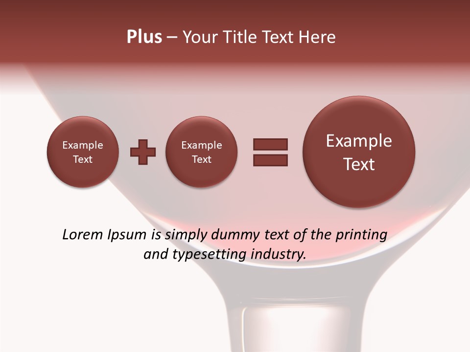 Toast Restaurant Merlot PowerPoint Template