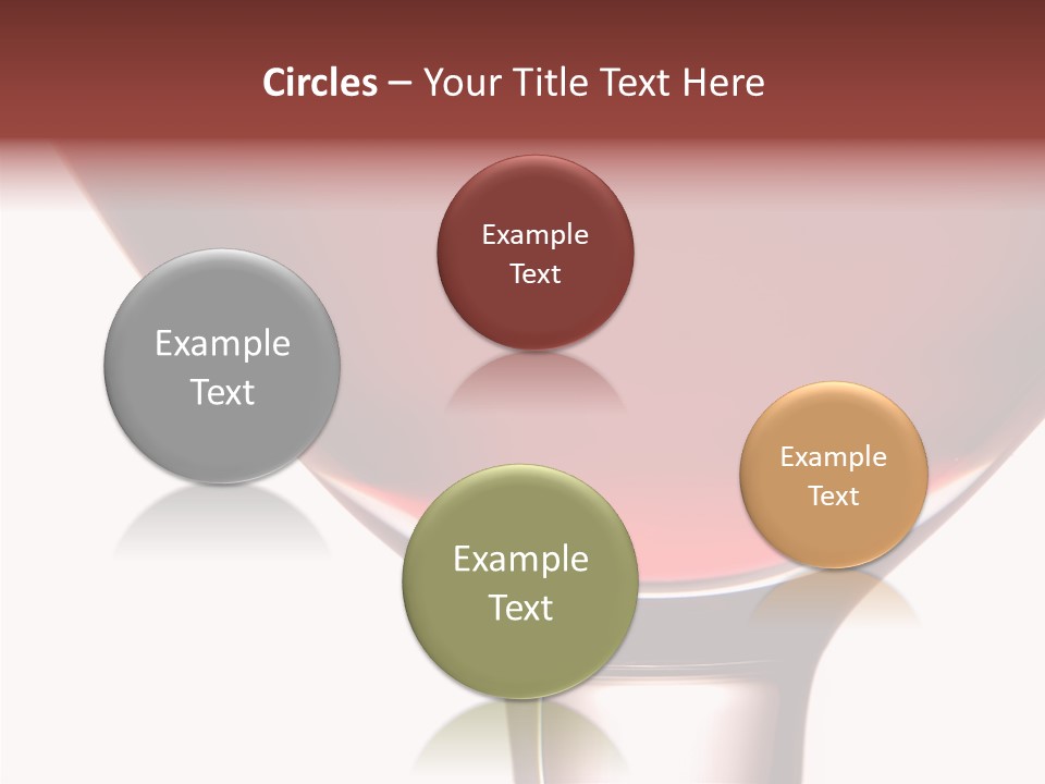 Toast Restaurant Merlot PowerPoint Template