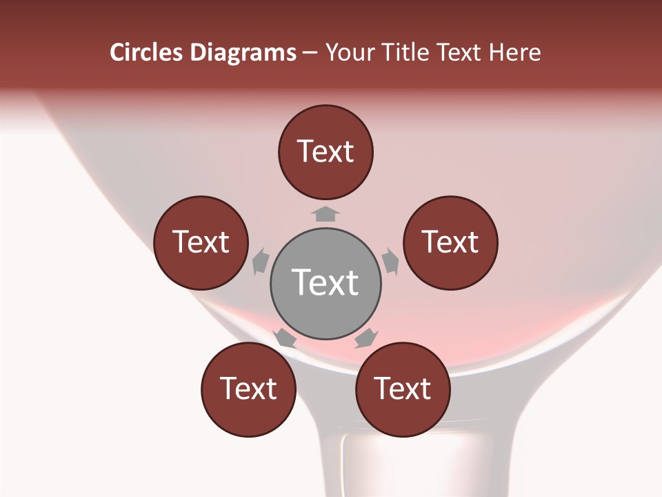 Toast Restaurant Merlot PowerPoint Template