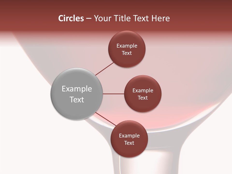 Toast Restaurant Merlot PowerPoint Template