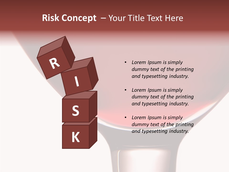 Toast Restaurant Merlot PowerPoint Template