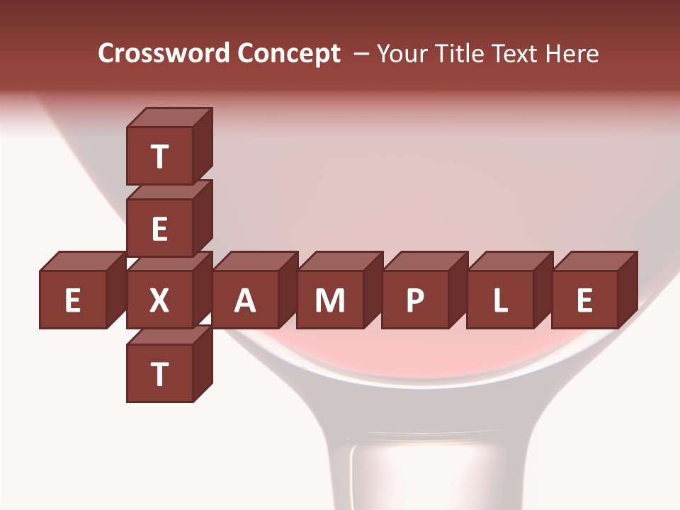 Toast Restaurant Merlot PowerPoint Template