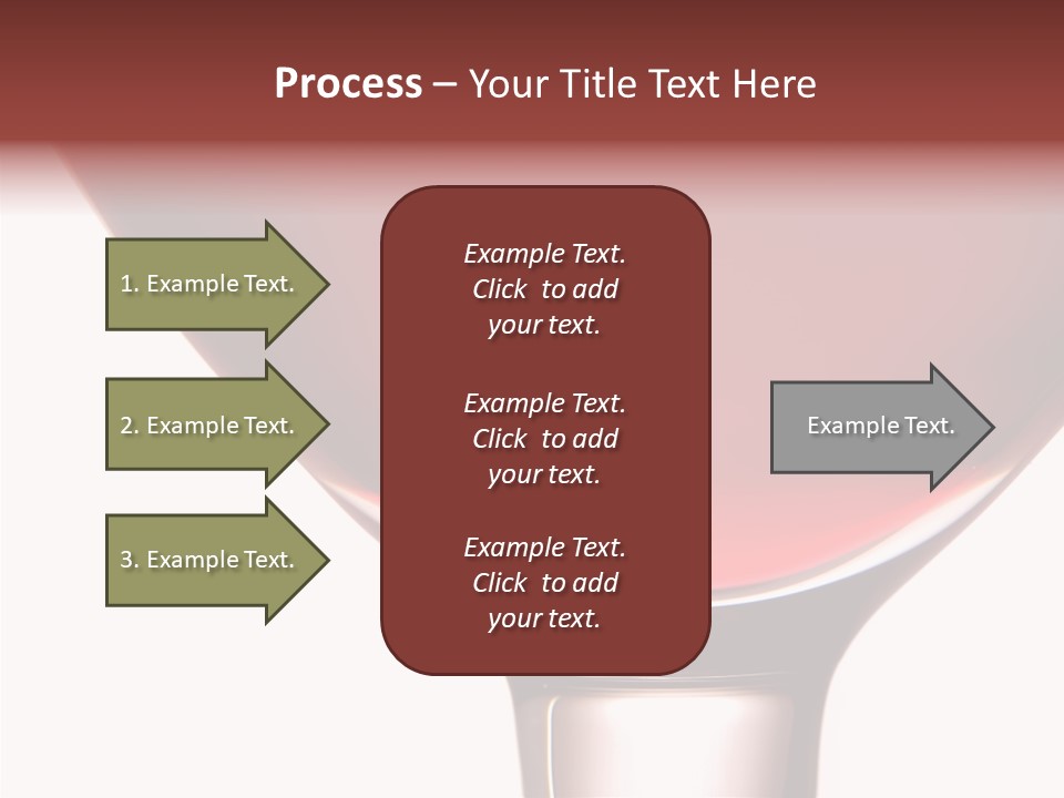 Toast Restaurant Merlot PowerPoint Template