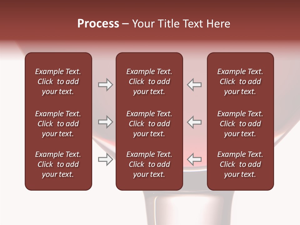 Toast Restaurant Merlot PowerPoint Template