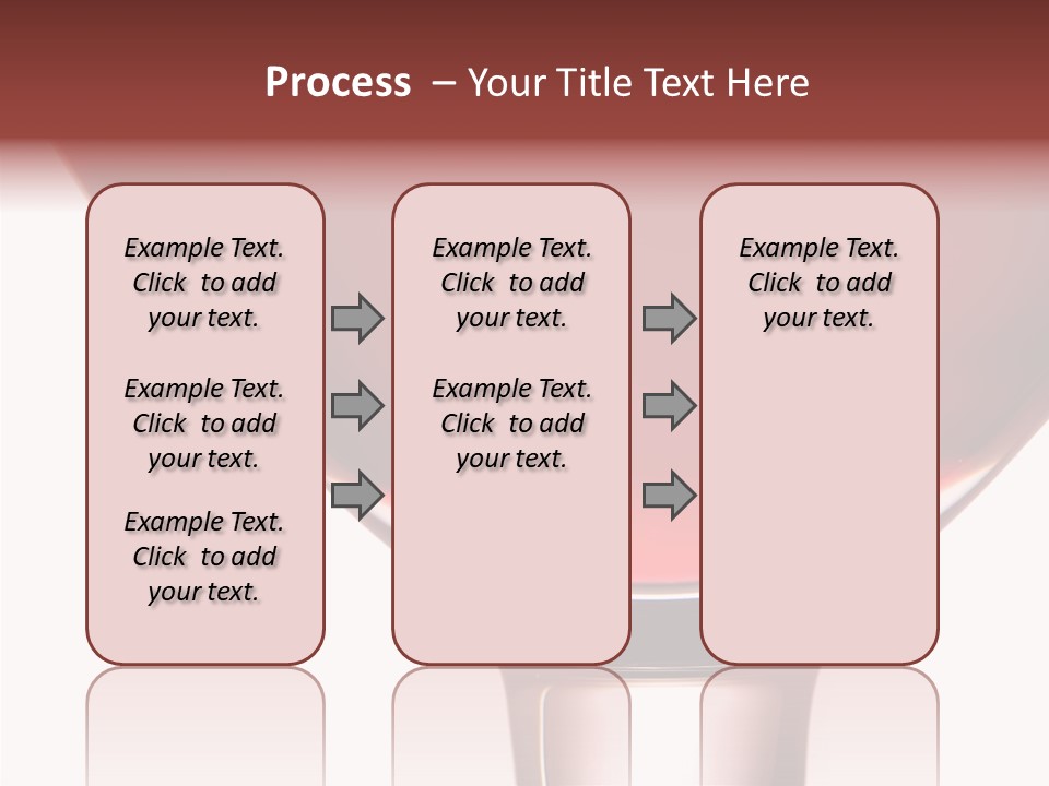 Toast Restaurant Merlot PowerPoint Template