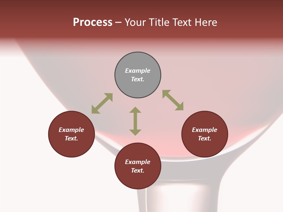 Toast Restaurant Merlot PowerPoint Template