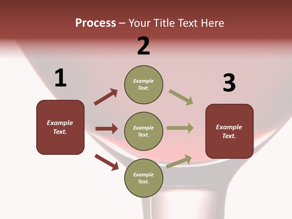 Toast Restaurant Merlot PowerPoint Template