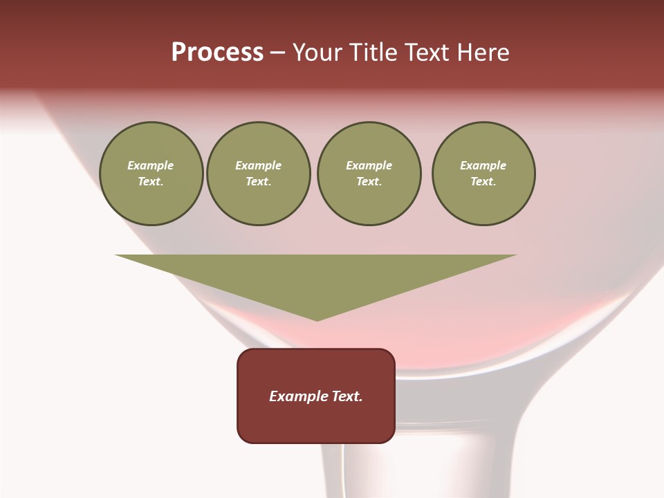 Toast Restaurant Merlot PowerPoint Template