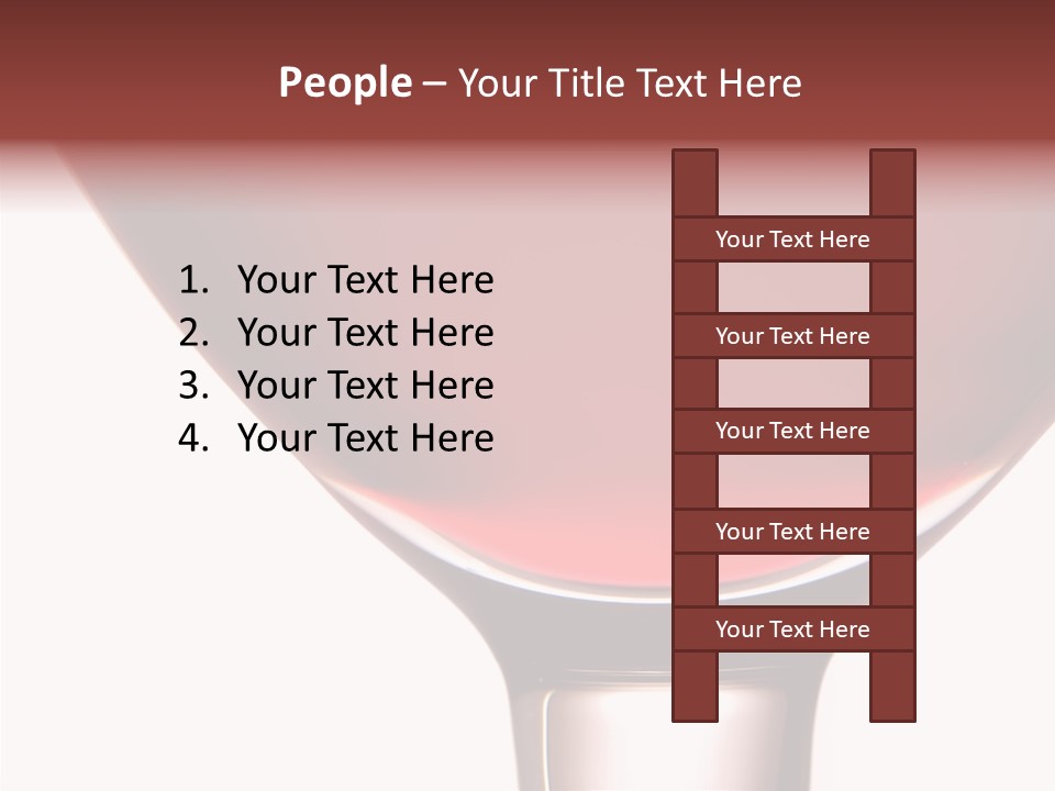 Toast Restaurant Merlot PowerPoint Template