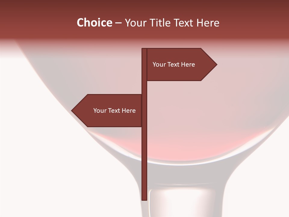 Toast Restaurant Merlot PowerPoint Template