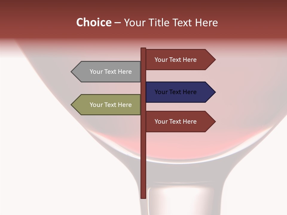 Toast Restaurant Merlot PowerPoint Template