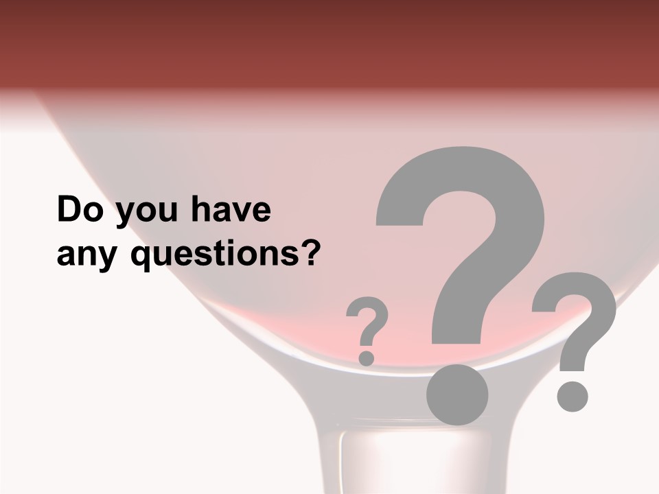 Toast Restaurant Merlot PowerPoint Template