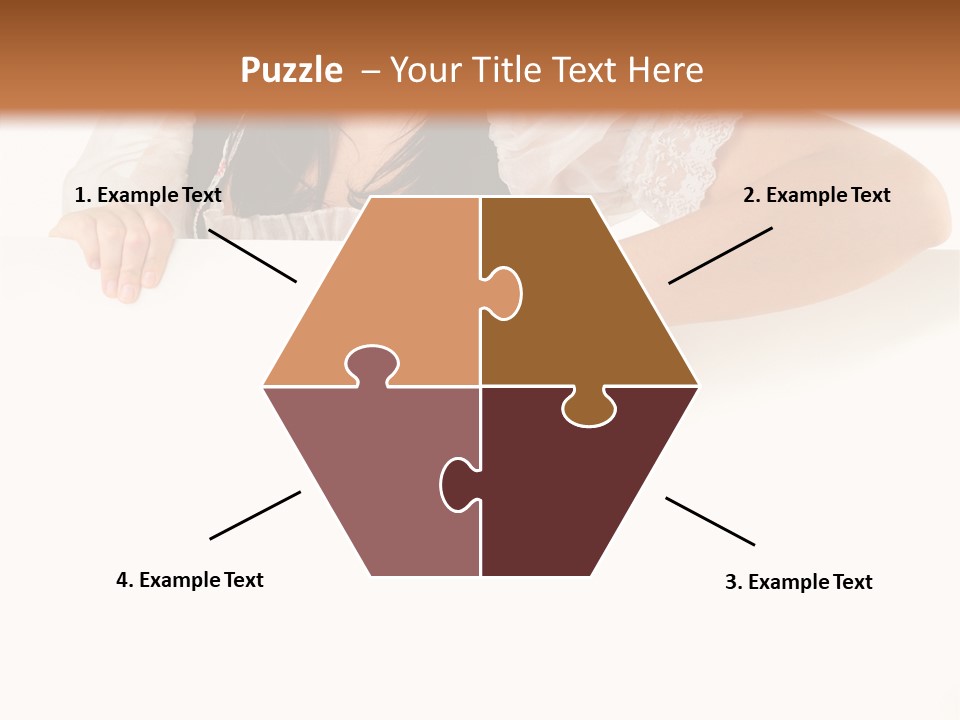 Cute St Patrick's Day Pigtails PowerPoint Template