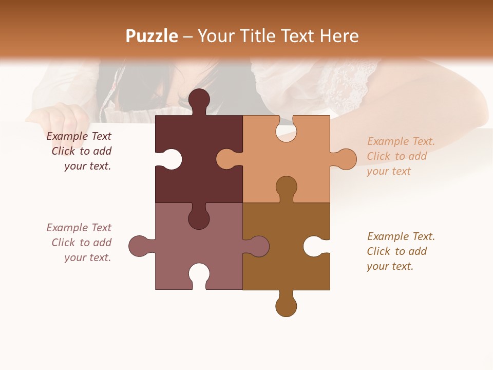 Cute St Patrick's Day Pigtails PowerPoint Template