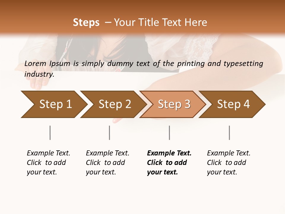 Cute St Patrick's Day Pigtails PowerPoint Template