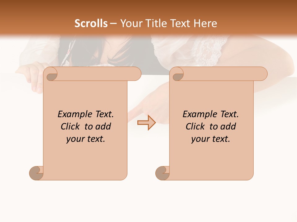 Cute St Patrick's Day Pigtails PowerPoint Template