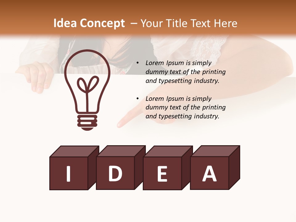 Cute St Patrick's Day Pigtails PowerPoint Template