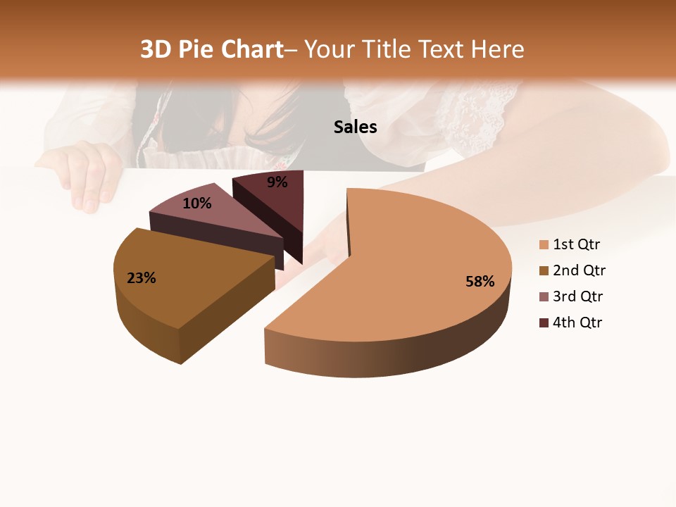Cute St Patrick's Day Pigtails PowerPoint Template