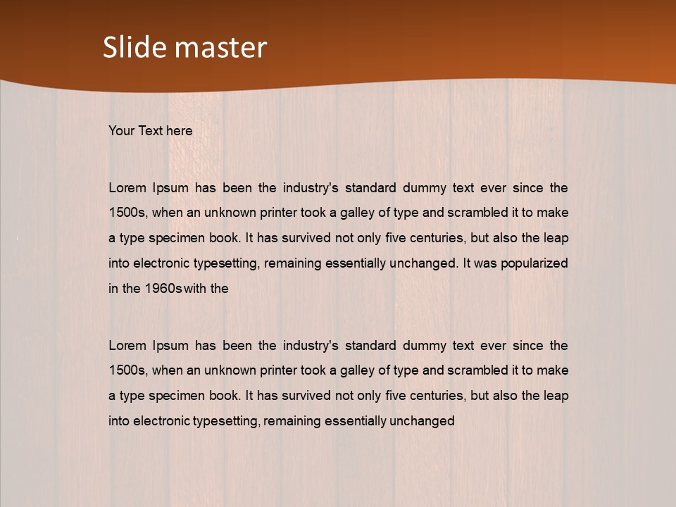 Decor Parquet Color PowerPoint Template