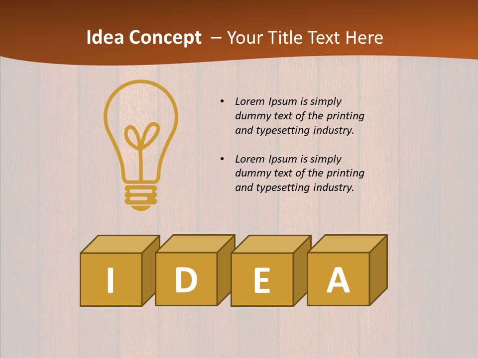 Decor Parquet Color PowerPoint Template