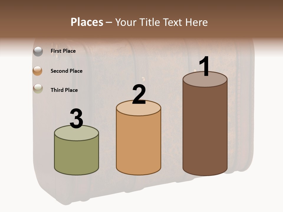 Garment Suitcase Valise PowerPoint Template