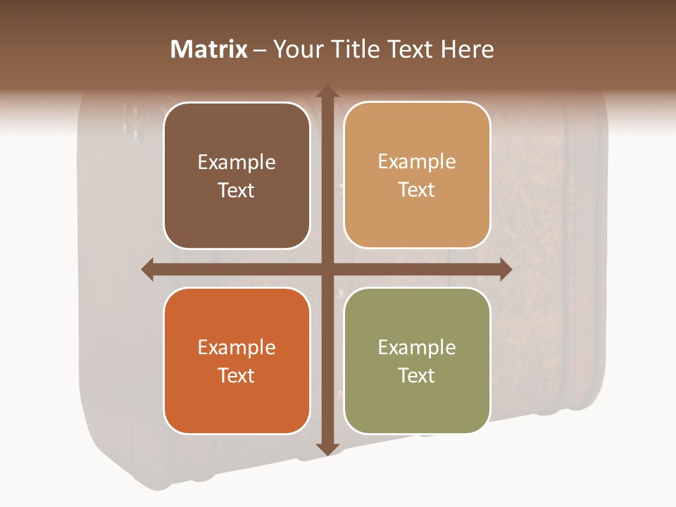 Garment Suitcase Valise PowerPoint Template