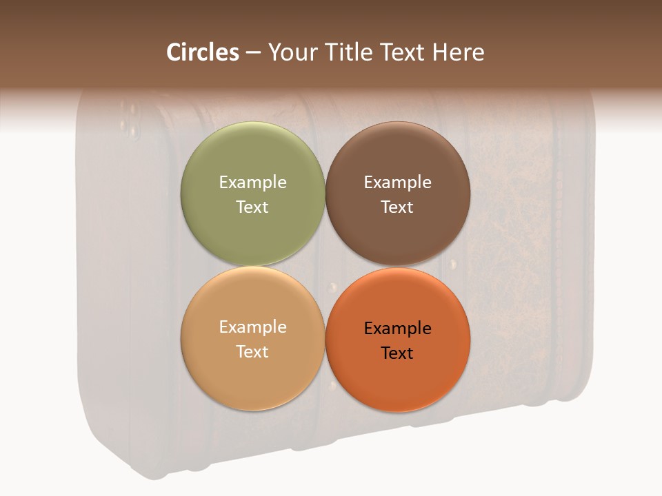 Garment Suitcase Valise PowerPoint Template