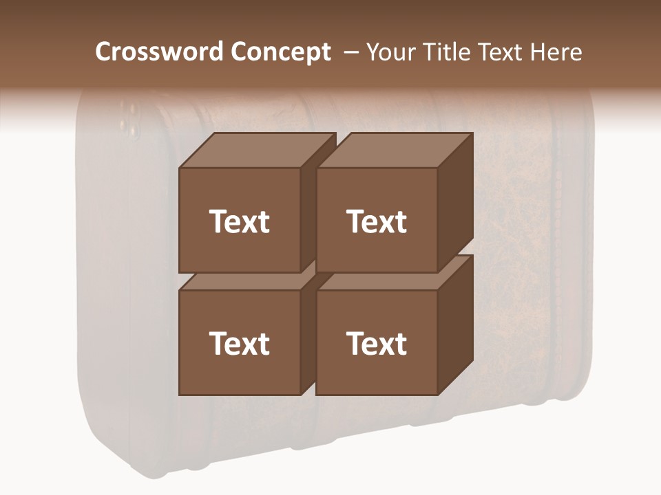 Garment Suitcase Valise PowerPoint Template