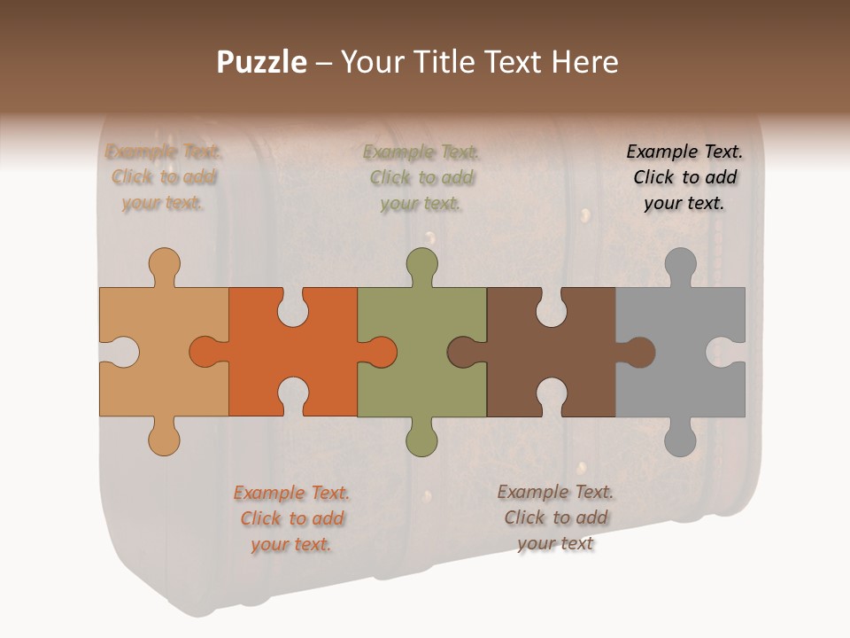 Garment Suitcase Valise PowerPoint Template